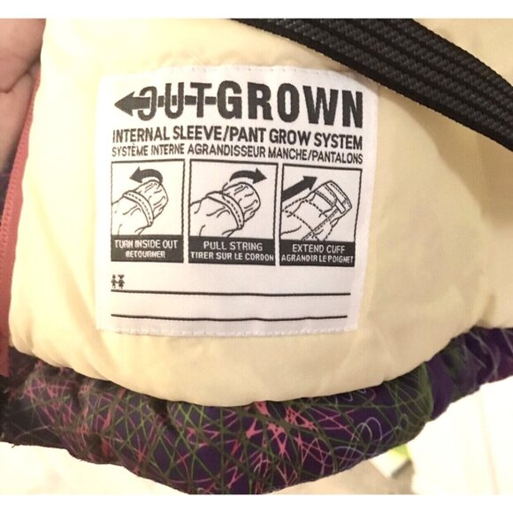 Columbia Multicolor Spiral Circles Print Winter Ski/Snow Jacket Size L 14/16 - Picture 7 of 11